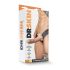 Doutor Pele 6,5 - Dildo Oco com Alça 15cm (Natural)