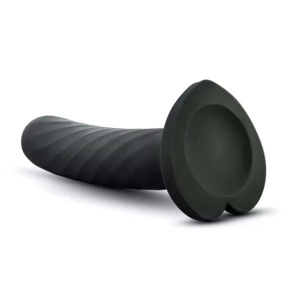 Temptasia Twist Small - dildo com ventosa torcida - silicone preto