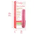 Gaia Eco M - vibrador recarregável ecológico - médio - cor coral