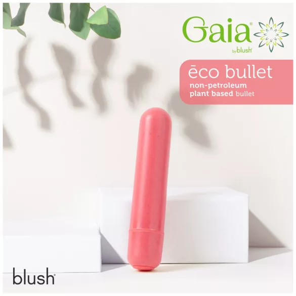 Gaia Eco M - vibrador recarregável ecológico - médio - cor coral