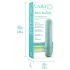 Gaia Eco M - vibrador em forma de bastão ecológico (turquesa) - médio