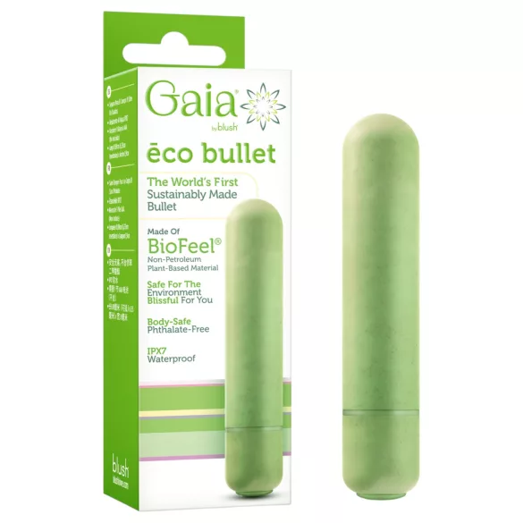 Gaia Eco M - vibrador ecológico médio - verde