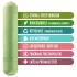 Gaia Eco M - vibrador ecológico médio - verde