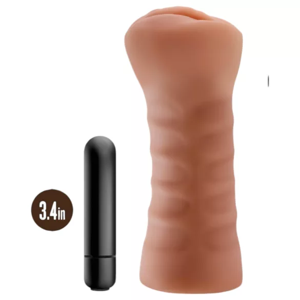 M For Men Sofia - masturbador vagina realística vibratória - cor natural