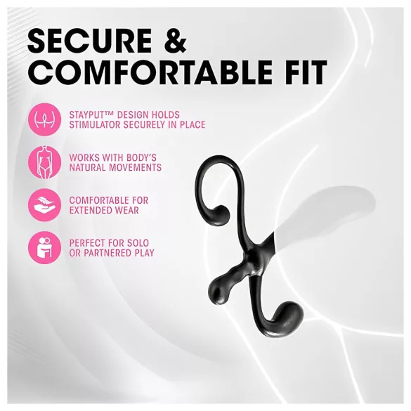 Anal Adventures - plug anal para próstata - silicone preto