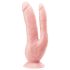 Dr. Skin 8 - Duplo Dildo com Ventosa (Natural)