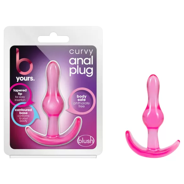 B Yours - plug anal - silicone rosa