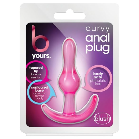 B Yours - plug anal - silicone rosa