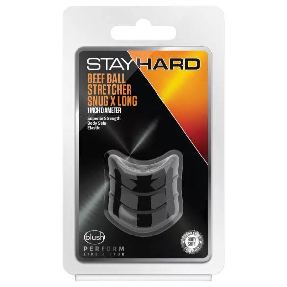 Stay Hard - anel peniano - silicone preto