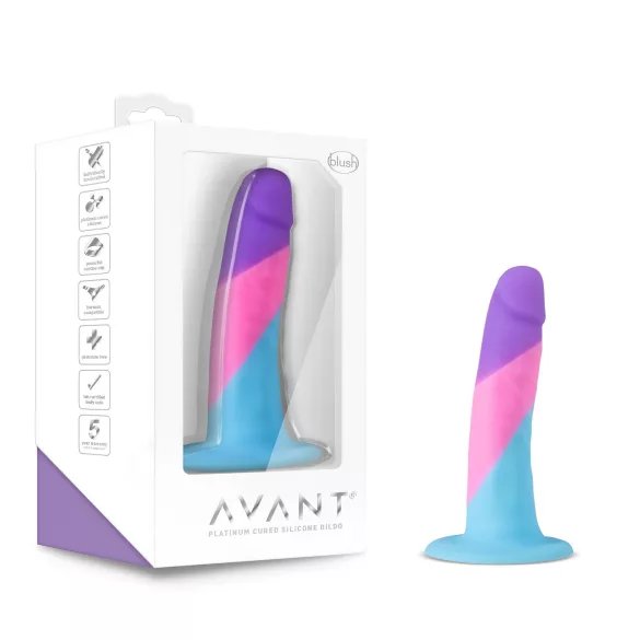 Avant - dildo com ventosa - multicolorido