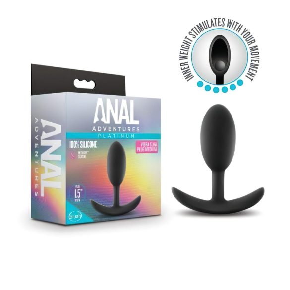 Plug Anal Platinum M - Preto (Médio)
