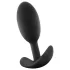 Anal Adventures Platinum - plug anal médio - silicone preto