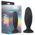 Anal Adventures Platinum Rocket - plug anal grande - silicone preto
