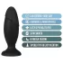 Anal Adventures Platinum Rocket - plug anal grande - silicone preto