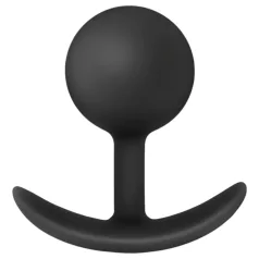   Anal Adventures Platinum - plug anal vibratório - silicone preto