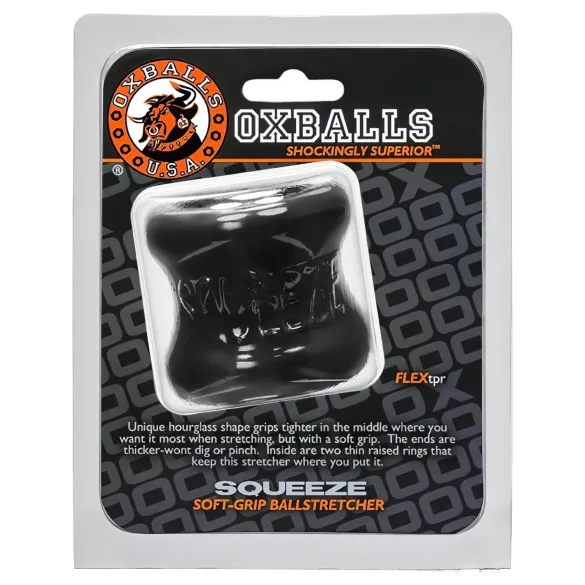 OXBALLS - anel peniano extensível - silicone preto