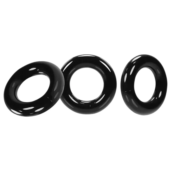 OXBALLS - anel peniano triplo - silicone preto