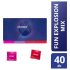 Durex Explosão Divertida - Pacote Discreto de Preservativos (40 unidades)