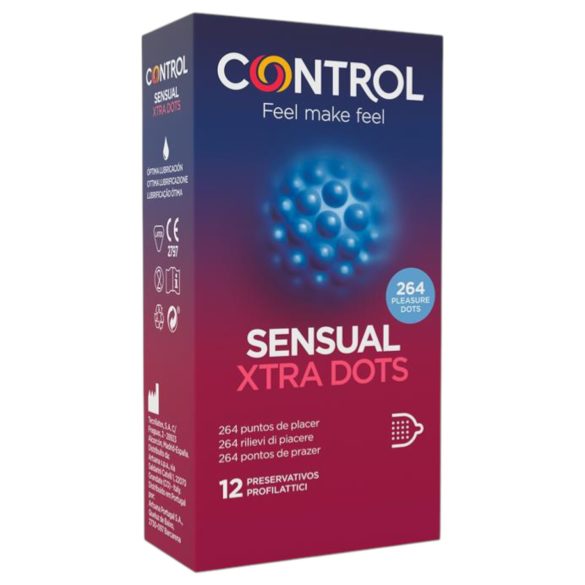 Control - preservativo extra texturizado (12 unid.)