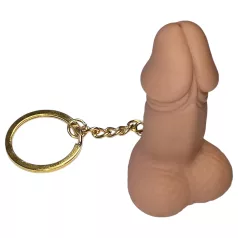 Diverty - chaveiro pênis - formato realista - cor natural