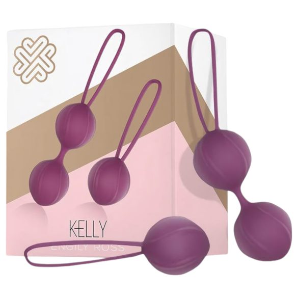 Conjunto de Bolas Ben Wa Engily Ross Kelly - 2 Peças (Roxo)