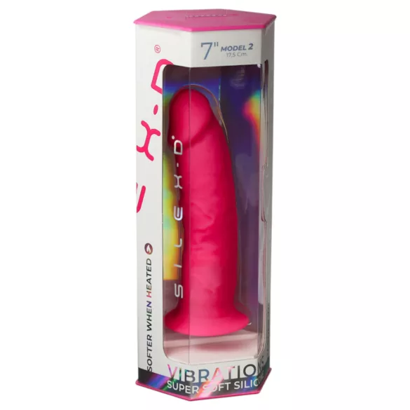Silexd - vibrador com ventosa e controle remoto - silicone rosa