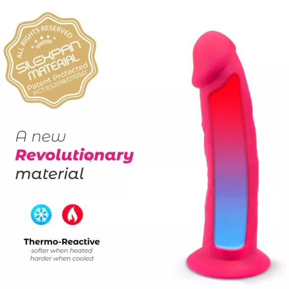 Silexd - vibrador com ventosa e controle remoto - silicone rosa