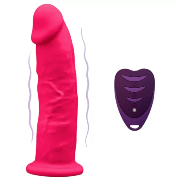 Silexd - vibrador com ventosa e controle remoto - silicone rosa