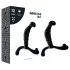Addicted Toys - massageador de próstata e períneo (preto) - 11,3 cm