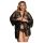 Subblime Queen Plus - conjunto de robe rendado - preto (XL-2XL)