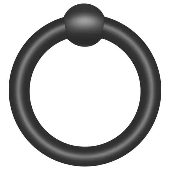 Addicted Toys - anel peniano silicone - kit com 7 peças - preto