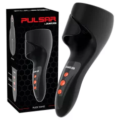   JamyJob - masturbador masculino pulsante - vibrador de glande - preto