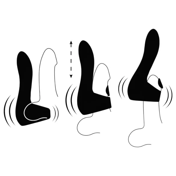 JamyJob - masturbador masculino pulsante - vibrador de glande - preto