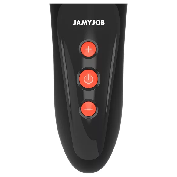 JamyJob - masturbador masculino pulsante - vibrador de glande - preto