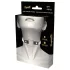 Coquette - coleira choker com pingente de coração strass - preto