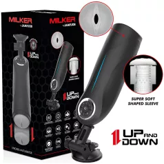   JamyJob - masturbador masculino vibratório movimento vertical - preto