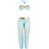 Subblime - Fantasia Transparente Estilo Indiano - (Azul) - L/XL