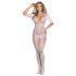 Subblime 951818 - macacão rendado com padrão rosa - (branco) - Tamanhos S-L