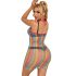 Subblime 952341 - Vestido em rede arco-íris com alças - Tamanhos S-L