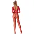 Subblime 952419 - macacão strass brilhante - vermelho - XS-M