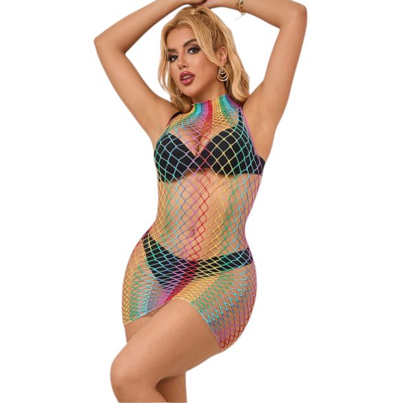 Subblime 952433 - Vestido de rede arco-íris - Tamanhos S-L