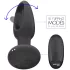 Addicted Toys - vibrador anal com língua vibratória - silicone preto