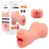 Intense Deep Touch Riley - masturbador boca e vagina realista - cor natural