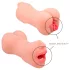 Intense Deep Touch Riley - masturbador boca e vagina realista - cor natural
