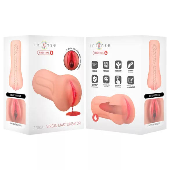 Intense First Time Erica - masturbador vagina realista virgem - cor natural