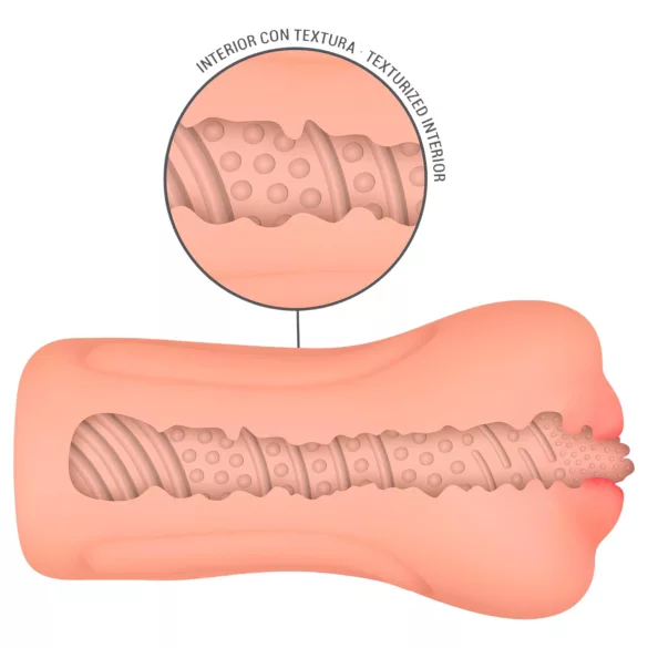 Intense First Time Erica - masturbador vagina realista virgem - cor natural