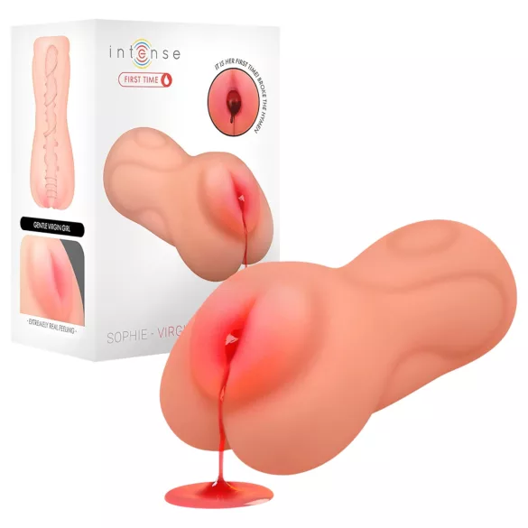 Intense First Time Sophie - masturbador de vagina virgem realista (cor natural)