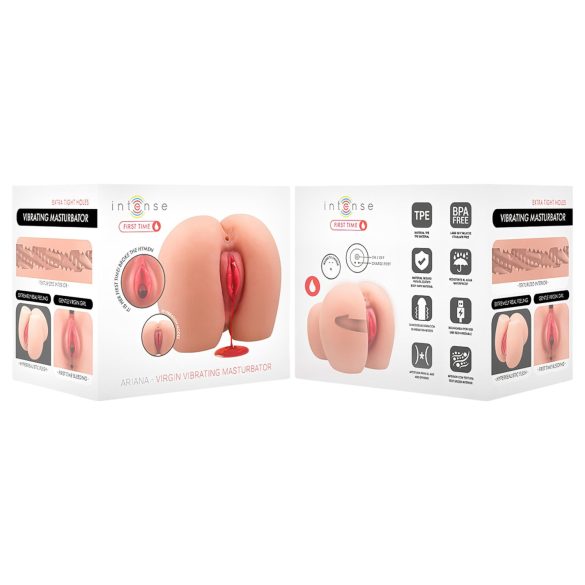 Intense First Time Ariana - masturbador realístico virgem vibratório