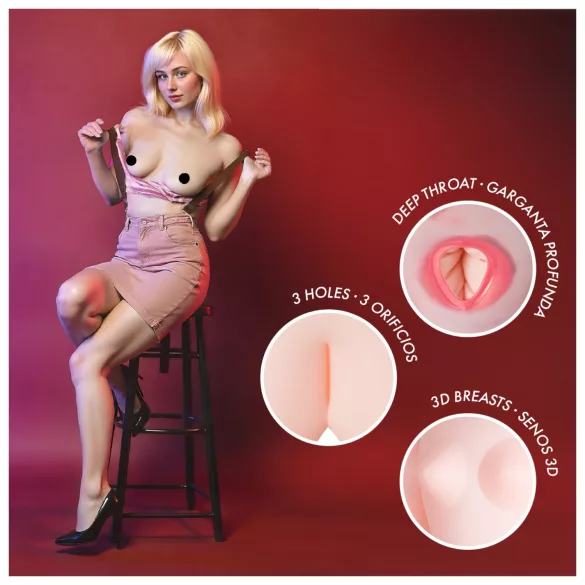 Intense Dolls Ingrid - boneca inflável corpo inteiro - PVC