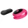 Virgite - vibrador para casal com controlo remoto (preto‑rosa)